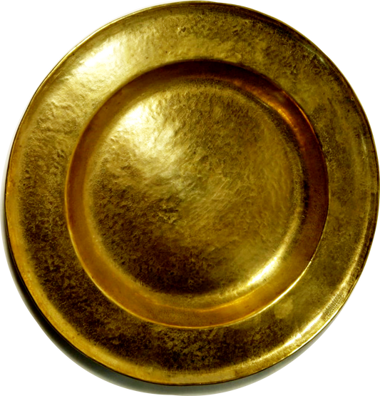 Early 20th-Century Brass Alms Plate