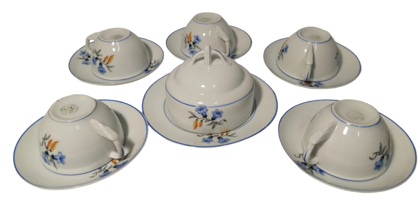 Vista Alegre 16-Piece Tea Set – Coimbra, 1950s