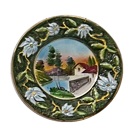 Wall Plate with Countryside Landscape